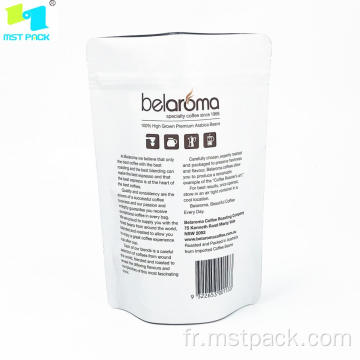 Sachet de 250g 500g d&#39;emballage de café biodégradable